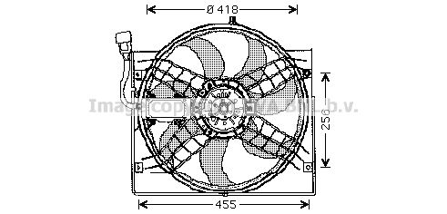 AVA QUALITY COOLING Ventilaator,mootorijahutus BW7525